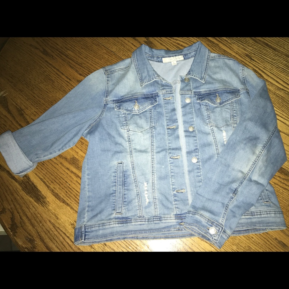 Ladies large denim jacket